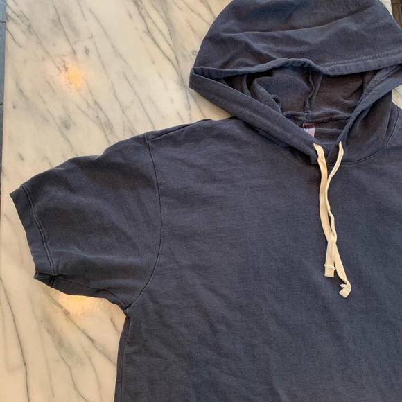 american apparel short sleeve hoodie